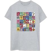 T-shirt Dessins Animés Grid Squares