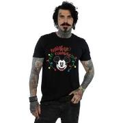 T-shirt Disney Mickey Mouse Christmas Light Bulbs