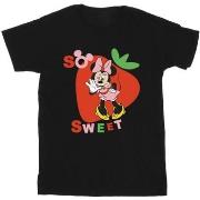 T-shirt Disney Minnie Mouse So Sweet Strawberry