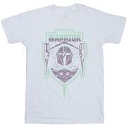 T-shirt Disney The Mandalorian Fierce Warrior Patch