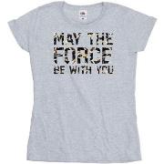 T-shirt Disney May The Force