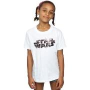 T-shirt enfant Disney The Last Jedi Spray Logo