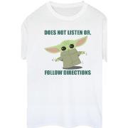 T-shirt Disney The Mandalorian Grogu Does Not Listen