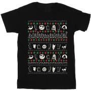 T-shirt Disney Nightmare Before Christmas Festive Icons