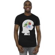 T-shirt Disney Inside Out Head Silhouette