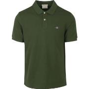 T-shirt Gant Shield Piqué Polo Vert Foncé