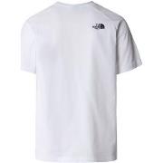 T-shirt The North Face NF0A87NJ M SS RAGLAN REDBOX TEE-ZI5 WHITE