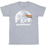 T-shirt Pink Floyd Moon Prism Blue
