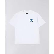 T-shirt Edwin I033490.02.67. STAY HYDRATED-02.67 WHITE