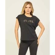 T-shirt Jijil T-shirt en coton avec logo et strass