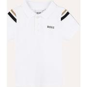 T-shirt enfant BOSS Polo pour enfant en coton avec logo