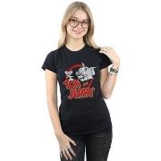 T-shirt Dessins Animés Distressed Logo