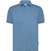 T-shirt State Of Art Polo Piqué Bleu