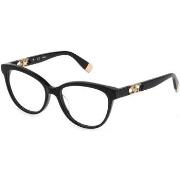 Lunettes de soleil Furla VFU634 coul. 0700 Cadres Optiques, Noir, 53 m...