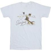 T-shirt Dessins Animés It's Time For Surfing