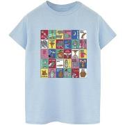 T-shirt Dessins Animés Grid Squares