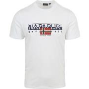 T-shirt Napapijri Aylmer T-shirt Blanche
