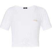T-shirt Liu Jo T-shirt avec fronces et lacet