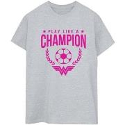 T-shirt Dc Comics Wonder Woman Play Like A Champion