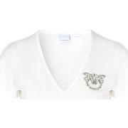 T-shirt Pinko T-shirt blanc avec logo brillant
