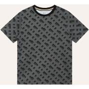 T-shirt enfant BOSS T-shirt en coton avec logo all-over