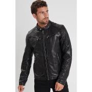 Veste Daytona WINSTON HOOD LAMB VITA BLACK