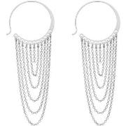 Boucles oreilles Orusbijoux Boucles D'oreilles En Argent Rhodié Cercle...