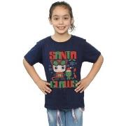 T-shirt enfant Dc Comics Chibi Catwoman Santa Claws