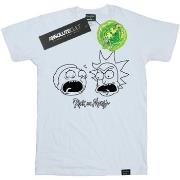 T-shirt Rick And Morty Heads Mono