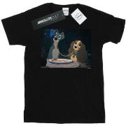 T-shirt Disney Lady And The Tramp Spaghetti Slurp