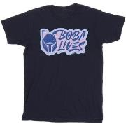 T-shirt enfant Disney The Book Of Boba Fett Lives Pocket
