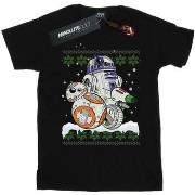 T-shirt enfant Disney The Rise Of Skywalker Rolling This Christmas