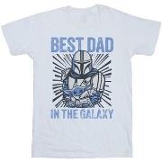 T-shirt Disney Mandalorian Best Dad Galaxy