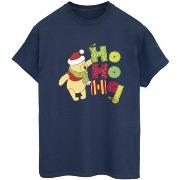T-shirt Disney Winnie The Pooh Ho Ho Ho Scarf