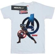 T-shirt enfant Marvel Captain America Pose