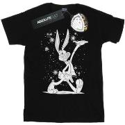 T-shirt Dessins Animés Bugs Bunny Let It Snow