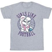 T-shirt Dessins Animés Girls Like Football