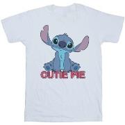 T-shirt enfant Disney Lilo And Stitch Stitch Cutie Pie