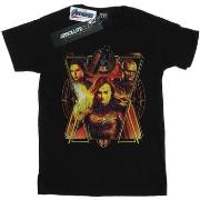 T-shirt Marvel Avengers Endgame Distressed Sunburst