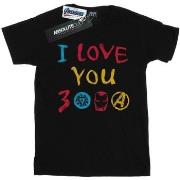 T-shirt Marvel Avengers Endgame I Love You 3000 Crayons