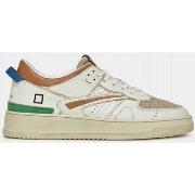 Baskets Date M401-TO-CO-HB TORNEO-COLORED WHITE-BEIGE