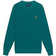 Pull Lyle &amp; Scott KN821V CREW NECK-154 COURT GREEN