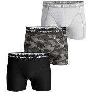 Caleçons Björn Borg Boxer-shorts Lot de 3 Gris Noir