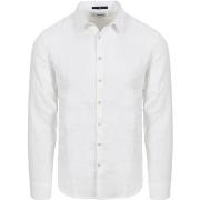 Chemise No Excess Shirt Linen Blanche