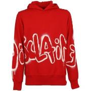 Sweat-shirt Disclaimer 24eds54213-rosso