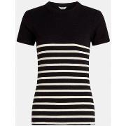 T-shirt Penn &amp; Ink Tshirt Stripe Black