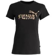 T-shirt Puma TEE SHIRT W ESS+ANI - Noir - S