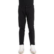 Pantalon 40weft Pantalon chino noir Lenny