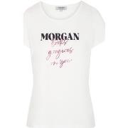 T-shirt Morgan Dlooks ecru tshirt