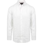 Chemise Suitable Chemise Lin Blanche